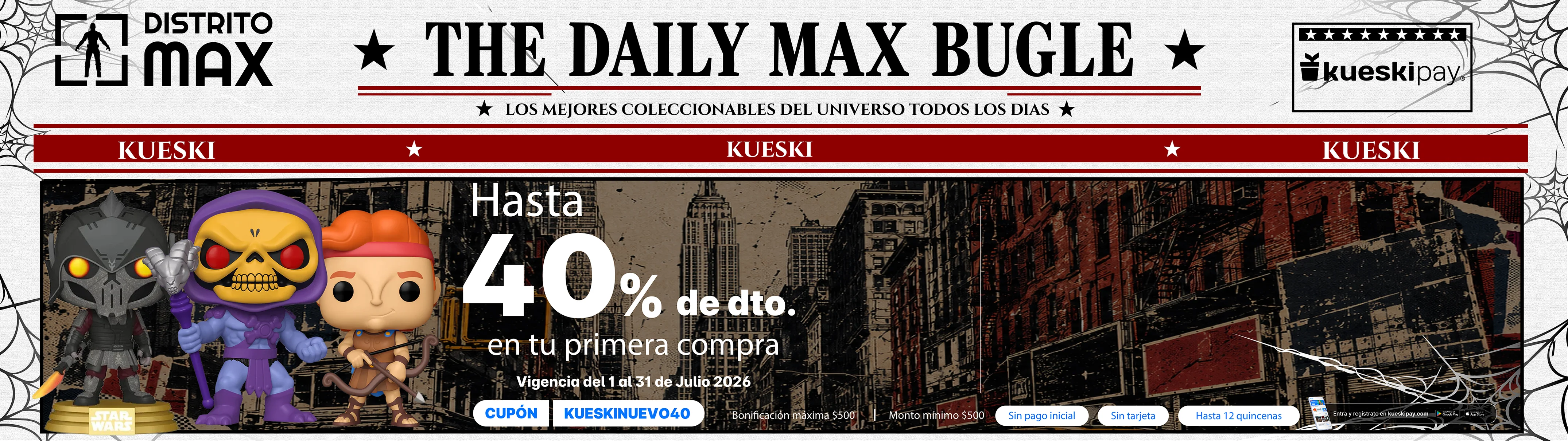 Tienda en línea de juguetes y muñecos coleccionables