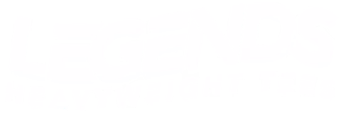 Legends Heavyweight Tees. Made logo