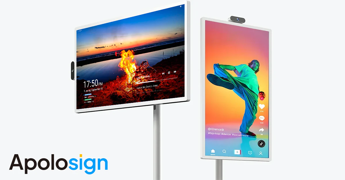 ApoloSign Digital Calendar & Portable TV | Smart Displays for Home