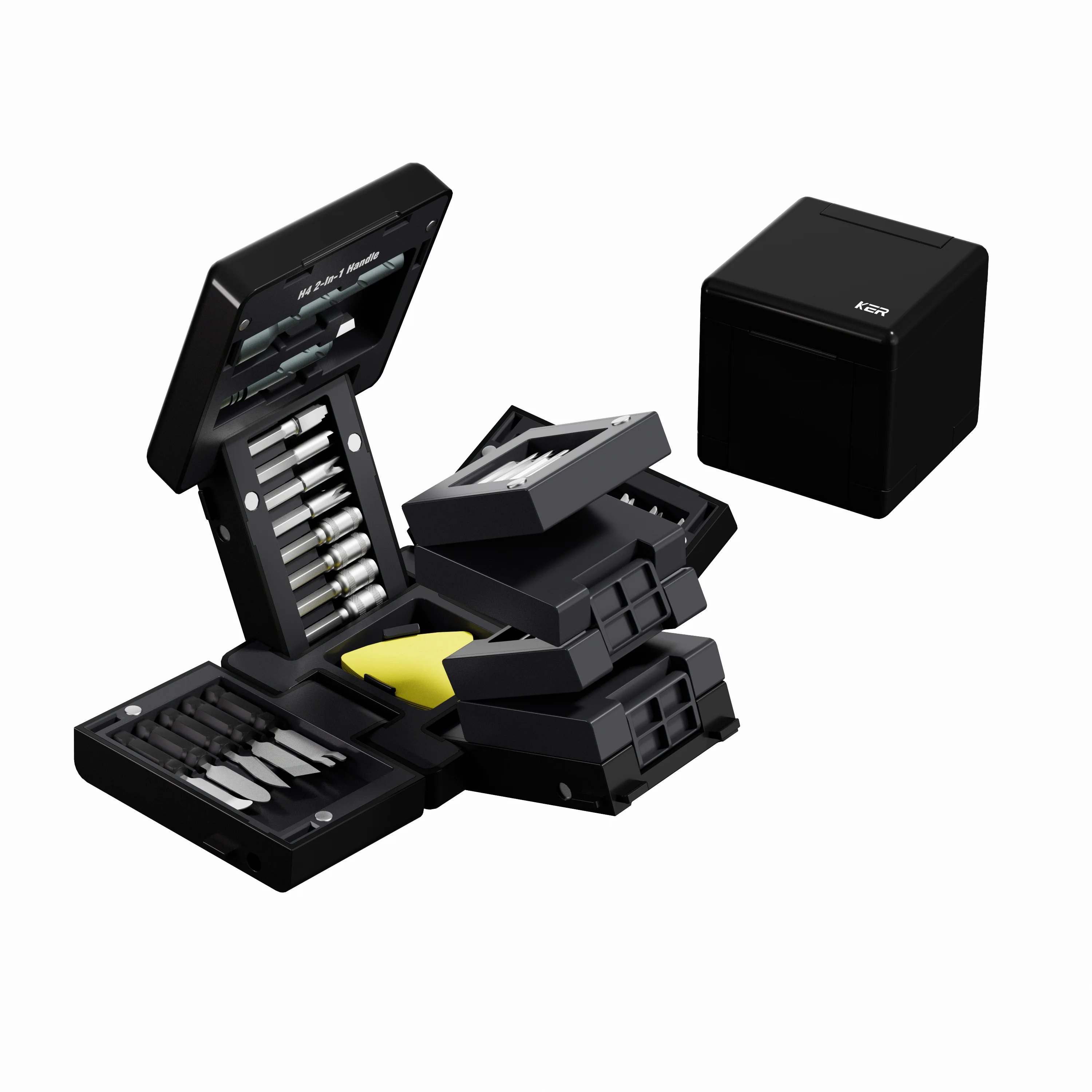 KER Tools CubeFIX 55-in-1 Tool Cube Home & Precision Magnetic Toolkit