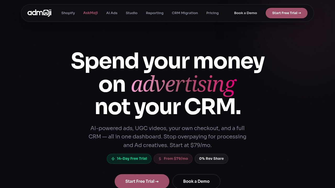 Admoji - Full-Funnel E-commerce CRM