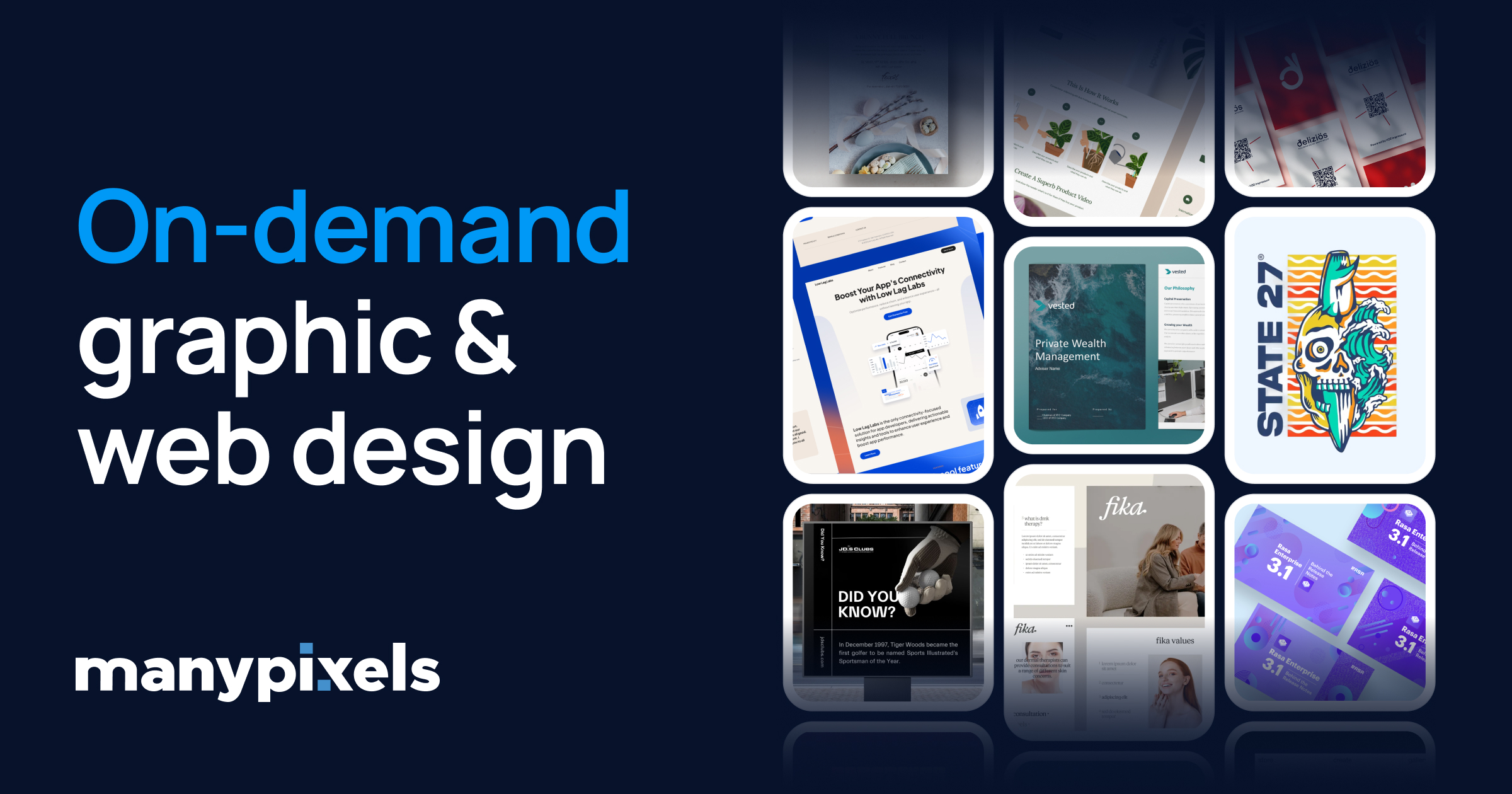 ManyPixels | Graphic Design Subscription Service