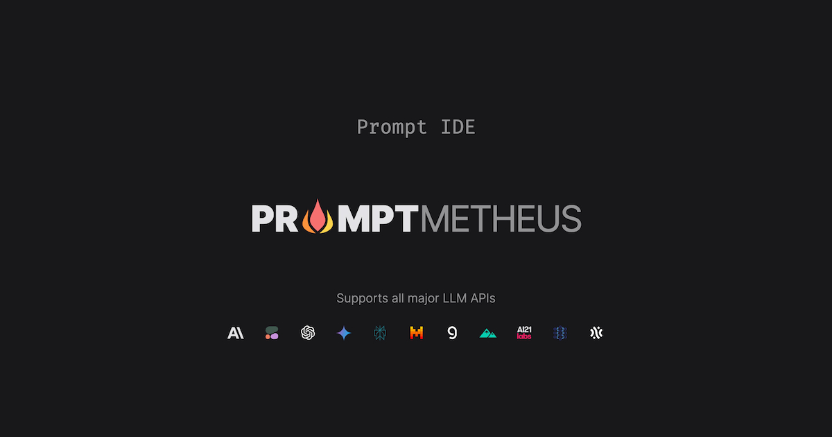 Promptmetheus: Prompt Engineering IDE