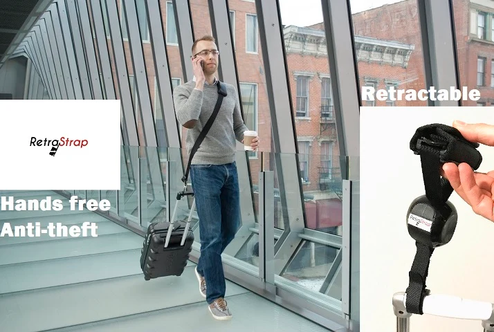 RetraStrap - Hands free carry-on luggage